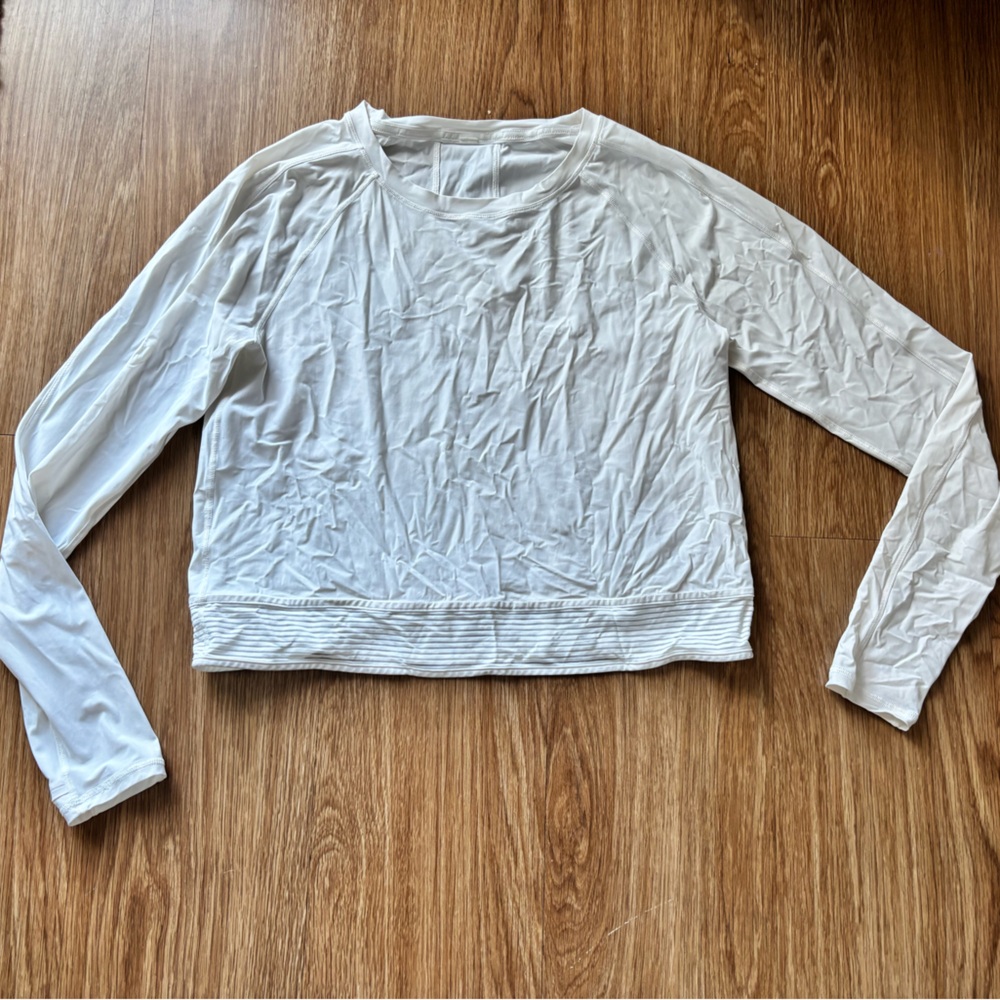 Lululemon swiftly White Long Sleeve Top